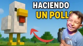 🙀HICE LA MEJOR ESTATUA DE POLLO EN MINECRAFT🤯