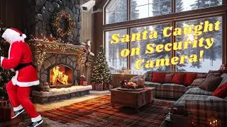 Santa Caught on Security Camera!