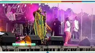 ANNE KEPS A LA 5&Eacute;ME &Eacute;DITION ADORONS J&Eacute;SUS &Agrave; L'ESPLANADE DES PALAIS DES CONGR&Egrave;S BRAZZAVILLE BRAVO 