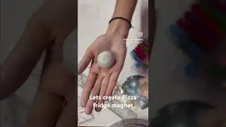 Pizza Fridge magnet tutorial #mouldit #pizzafridgemagnent #fridgemagnet #tutorial
