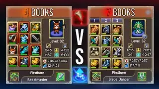 4 Books Beastmaster (Fext) Vs 7 Books Blade dancer (Empatti) - Warspear Online @FextWS