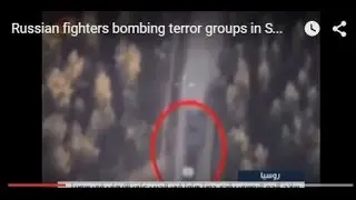 Russian fighters bombing terror groups in Syria