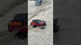 TRX4 at the beach #pointbetsie#puremichigan#offroad#northernmichigan