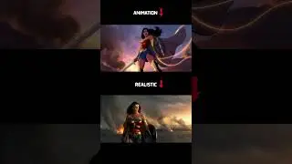 Gal Gadot Wonder Woman 🔥 Epic DC Superhero Short | Viral YouTube Shorts
