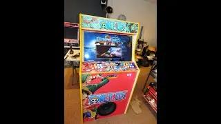 One Piece Custom Standup Arcade Unit   11TB Hyperspin