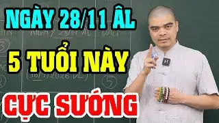 Đúng ngày 28/11 Âm: 5 con giáp hưởng phúc thiên thời, lộc lá nở rộ tưng bừng!