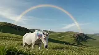 1 Hour Relaxing Unicorn Meadow 🌿 Aesthetic Fantasy Background for Study & Sleep