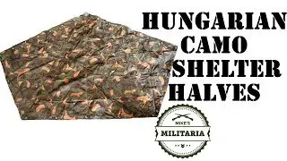Mike's Militaria Product- Hungarian Camouflage Shelter Half/Poncho