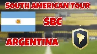 SOUTH AMERICAN TOUR ARGENTINA SBC FIFA 17 (CHEAP)(NO LOYALTY)