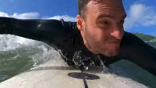 Surfing in Byron