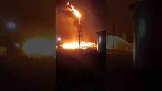 🔥Power outage at Valero&rsquo;s Main Refinery triggered emergency flaring visible across Corpus Christi
