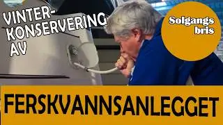 Vintertømming av ferskvannsanlegg Saga 315