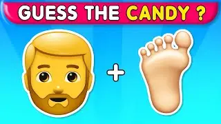 🔥 Guess the CANDY by Emoji 🍬🍫 | Candy Emoji Quiz