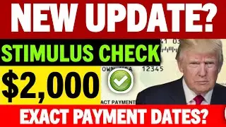 НОВОЕ ОБНОВЛЕНИЕ? СТИМУЛИРУЮЩИЕ ВЫПЛАТЫ В РАЗМЕРЕ БОЛЕЕ 2000 ДОЛЛАРОВ США SSI SSDI? ТОЧНЫЕ СРОКИ ...