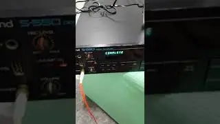 Teste Sampler Roland S-550 - 03/11/2020