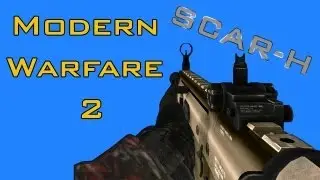 SCAR-H Silenced Gameplay - [MW2]