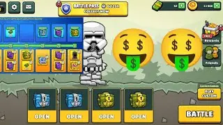 So many crates 🤯🤯🤑🤑. After a long time in minimilitia.. 