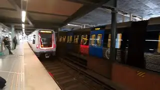 Stockholm Metro - C20 & C30 Trains at Gamla stan Station | Sweden | 22/04/24
