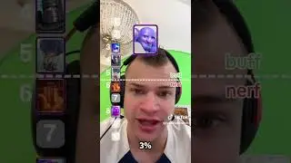 Jinxy blind ranks Clash Royale cards based on them needing to be nerfed or buffed