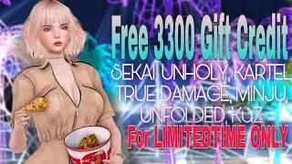 SECOND LIFE - FREE 3300 CREDITS GIFT LIMITED TIME 24HRS ONLY