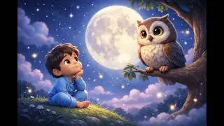 The Dreamer and the Moonlit Owl 🌙🦉 | Calming Bedtime Story