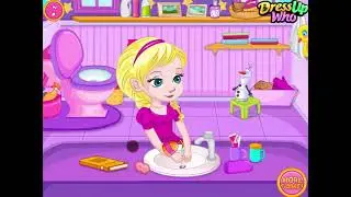 Potty Train Baby Elsa - Online Free Game at 123Games.App