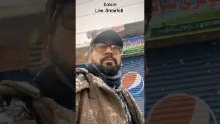Kalam live snowfall today | mohudand lake live snowfall | Malamjaba weather update #ushuforest