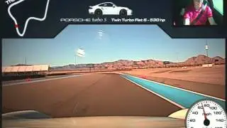 William in Porsche Turbo S (second time around track)