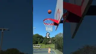 Four different nets, which swish sounds the best⁉️ A, B, C, or D ⁉️ #halalwrist #basketball #swish