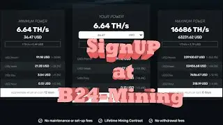 Sign Up in B24-MINING.com