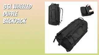 REVIEW (2025): 86L Wheeled Duffle Backpack. Features