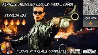 PVG *LIVE* CALL OF DUTY WARZONE TITANIUM TRIALS! WE UNLOCKED LIQUID METAL CAMO!! LETS GOOOO!