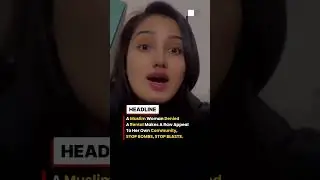 A Muslim girl appeals to her own community to do this #breakingnews #viralvideo