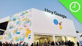 Touring Google's CES 2019 booth w/ the Assistant Ride