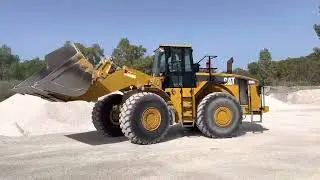 Cat 980G demo #quarry #wheelloader #caterpillar #caterpillarequipment #material #loading #rebuild