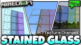 Minecraft - NEW STAINED GLASS [ Texture Changes Soon ! ] Java / Bedrock / Console