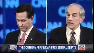 Ron Paul Highlights CNN Southern Republican Debate 1of2 1/19/12
