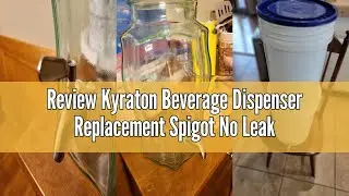 Review Kyraton Beverage Dispenser Replacement Spigot No Leakage, Stainless Steel Water Dispenser Rep