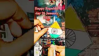 ✨Making kite 🪁# Happy Republic Day🇮🇳#tiranga   26jan2026#shorts #trending #india#indian#indianflag