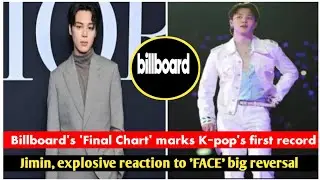 Billboard's settlement chart in the U.S. BTS Jimin's new k-pop record! 