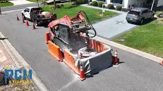 Non Invasive ring and cover replacement on a manhole!