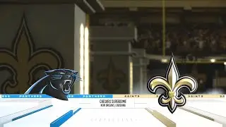 Madden NFL 26 - Carolina Panthers Vs New Orleans Saints PS5 Simulation Week 15 (Updated Rosters)