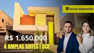 Uma Fachada de chamar atenção | 4 amplas suítes | DCE 