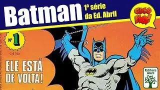 BATMAN primeira série da ABRIL! Museu dos Quadrinhos!
