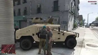 GTA V: Trevor, Wade, Ron, Chef, Mrs Philips 10 Star Cop Battle + Escape