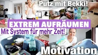 KÜCHE AUFRÄUMEN EXTREM 😨Riesen CHAOS | PUTZMOTIVATION 💪🏻 TIPPS & TRICKS | Haushaltstipps