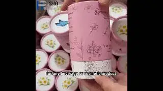 Tea Canister | Eco-Friendly and Customizable Kraft Paper Packaging