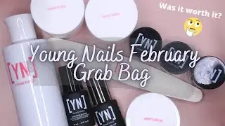 Young Nails February Grab Bag Unboxing + Swatches | YN Cover Earth & Cover Taupe | YN Mystery Boxes