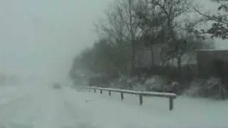 Snestorm i Tranbjerg