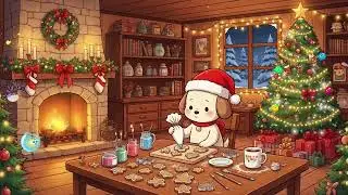 Dog's Christmas Cookie Decor 🍪 Chill Lofi Beats for Study & Focus ✨ Calm Lofi for Focus & Relax